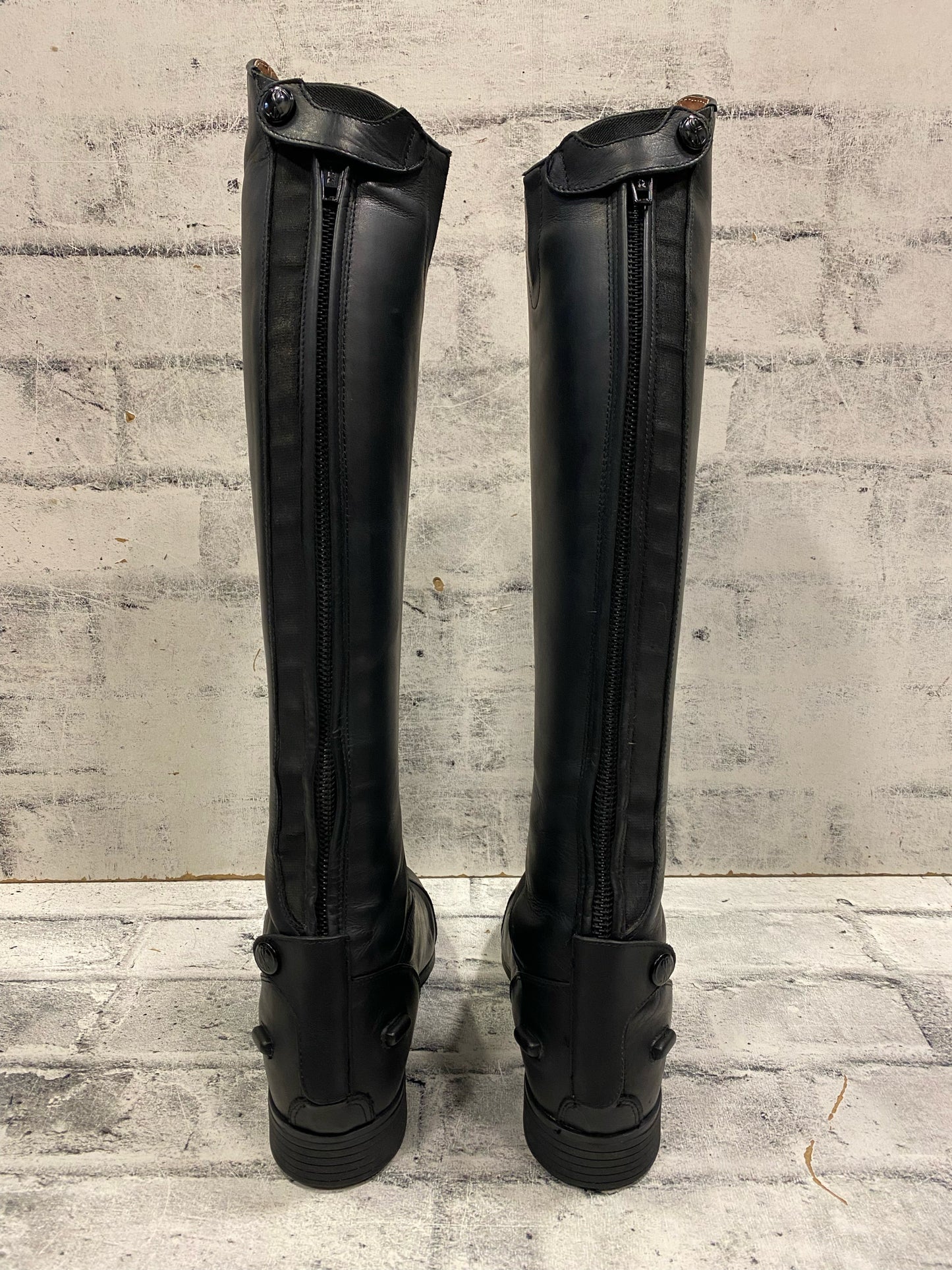 Treadstep Donatello III Field Boots Black 7.5 -  H 17"  C 11"