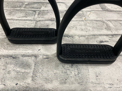 4.5" Compositi Stirrups Black
