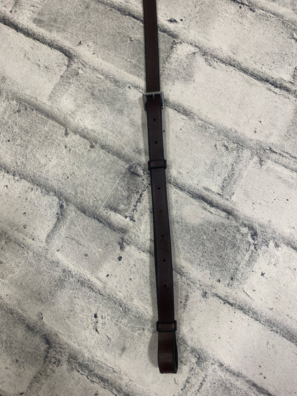 Fancy Stitch Raised Standing Martingale Brown F