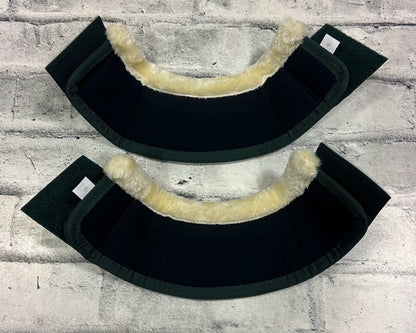 Equestrian Stockholm Green Croc Bell Boots Cob NEW