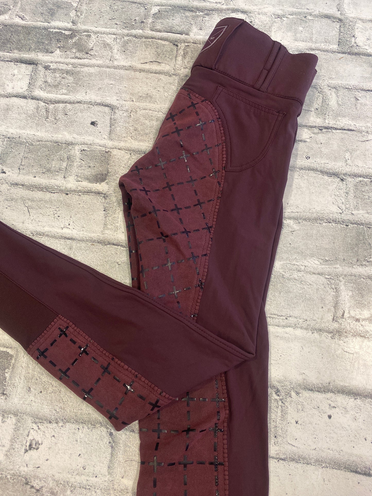 Horze FS Grip Beeches Burgundy 26