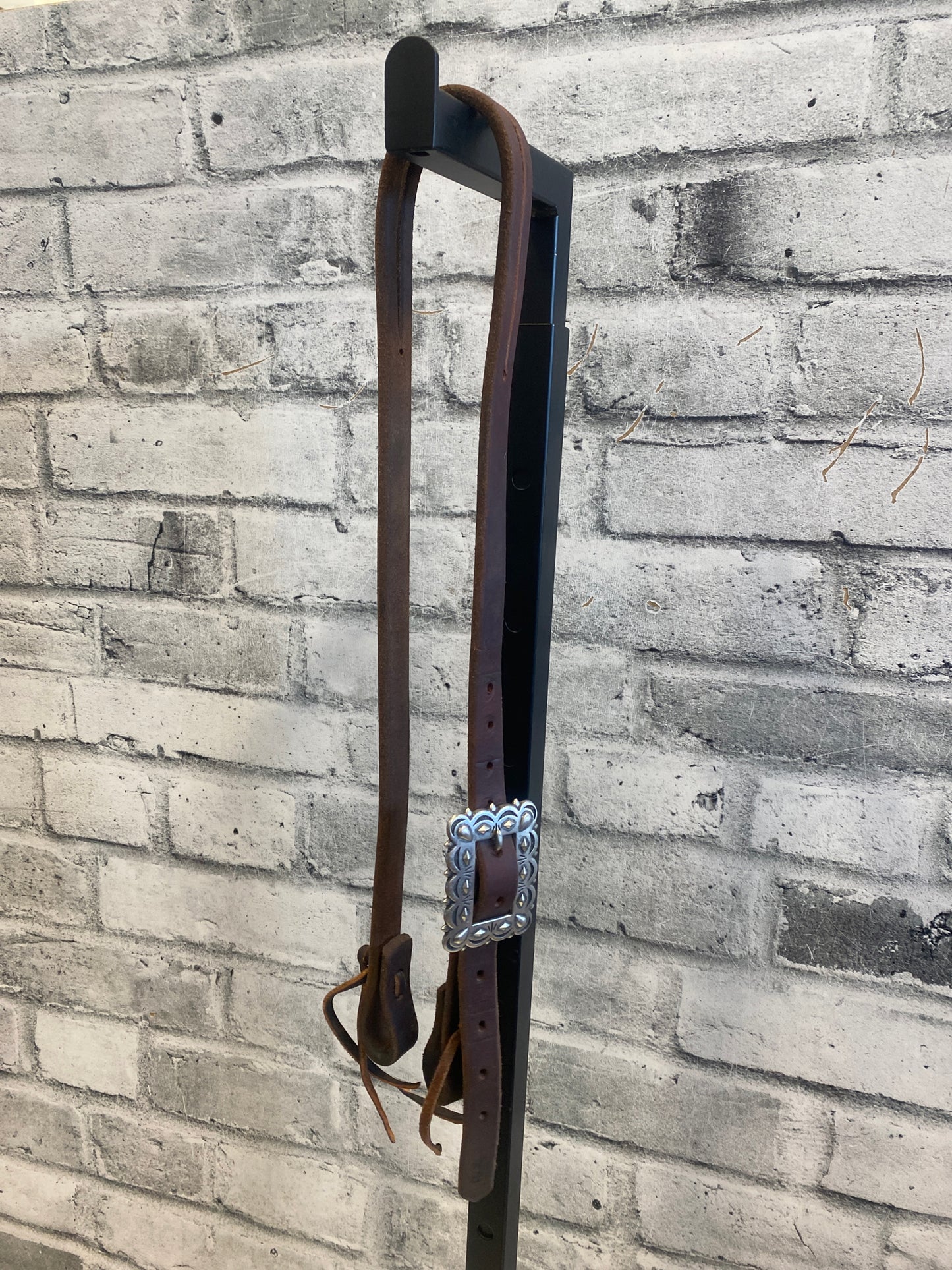 Weaver Split Ear Headstall w/ Silver Buckle