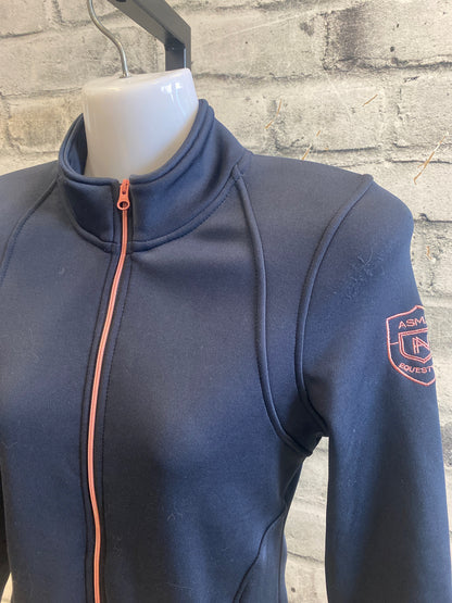 Asmar Zip Up Jacket Navy/Pink Childrens 8-10