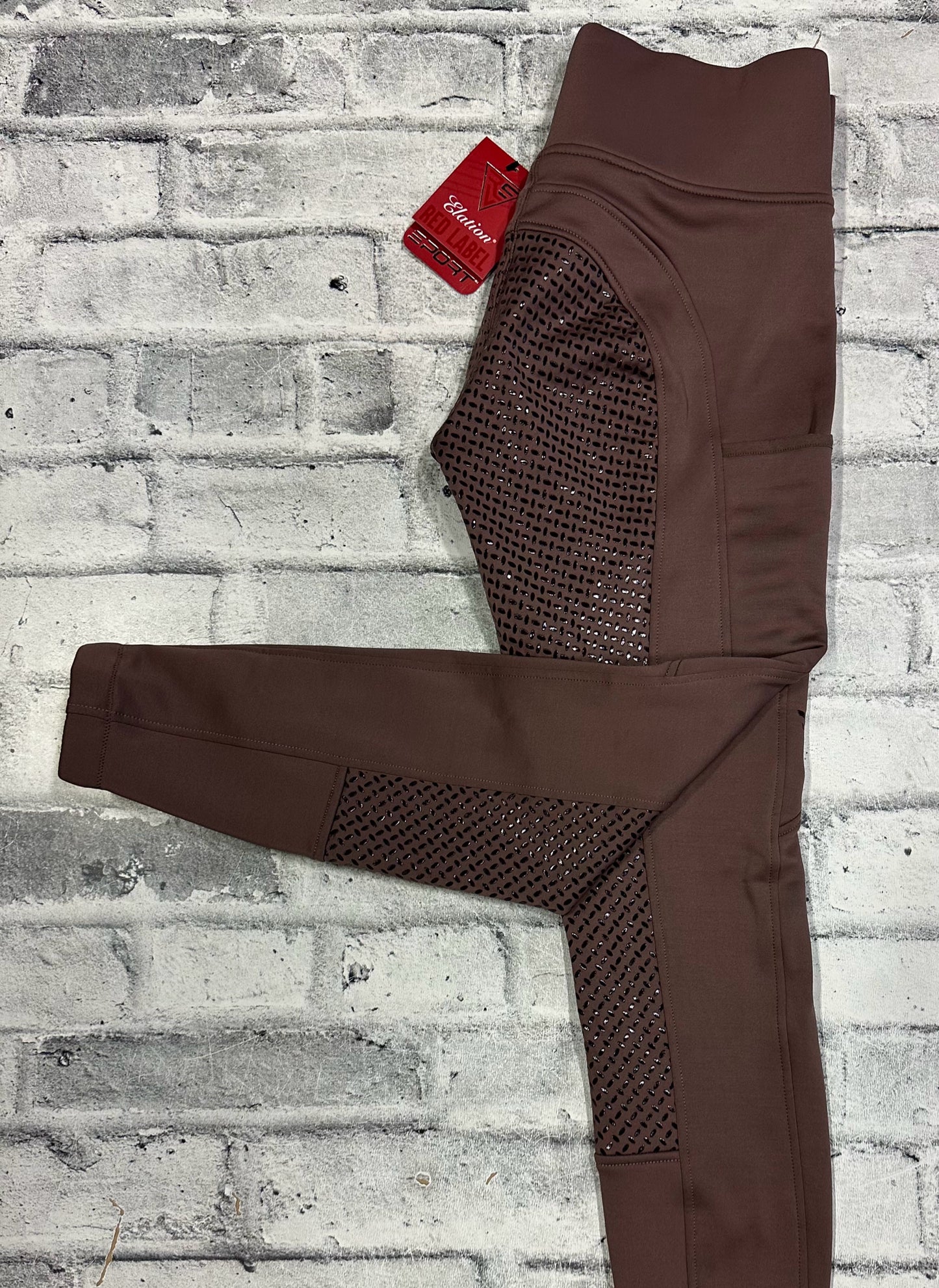 Elation Red Label FS Pull On Breeches Brown M NEW