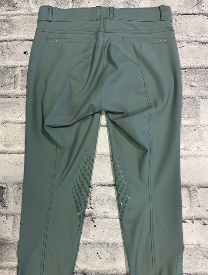 Elation Diamond FS Grip Breeches Seafoam 30