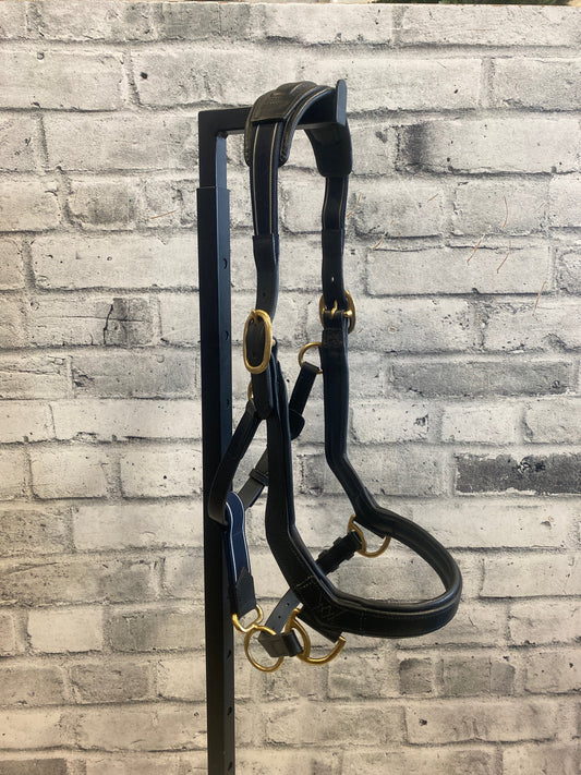 Rambo Micklem Halter Black Cob