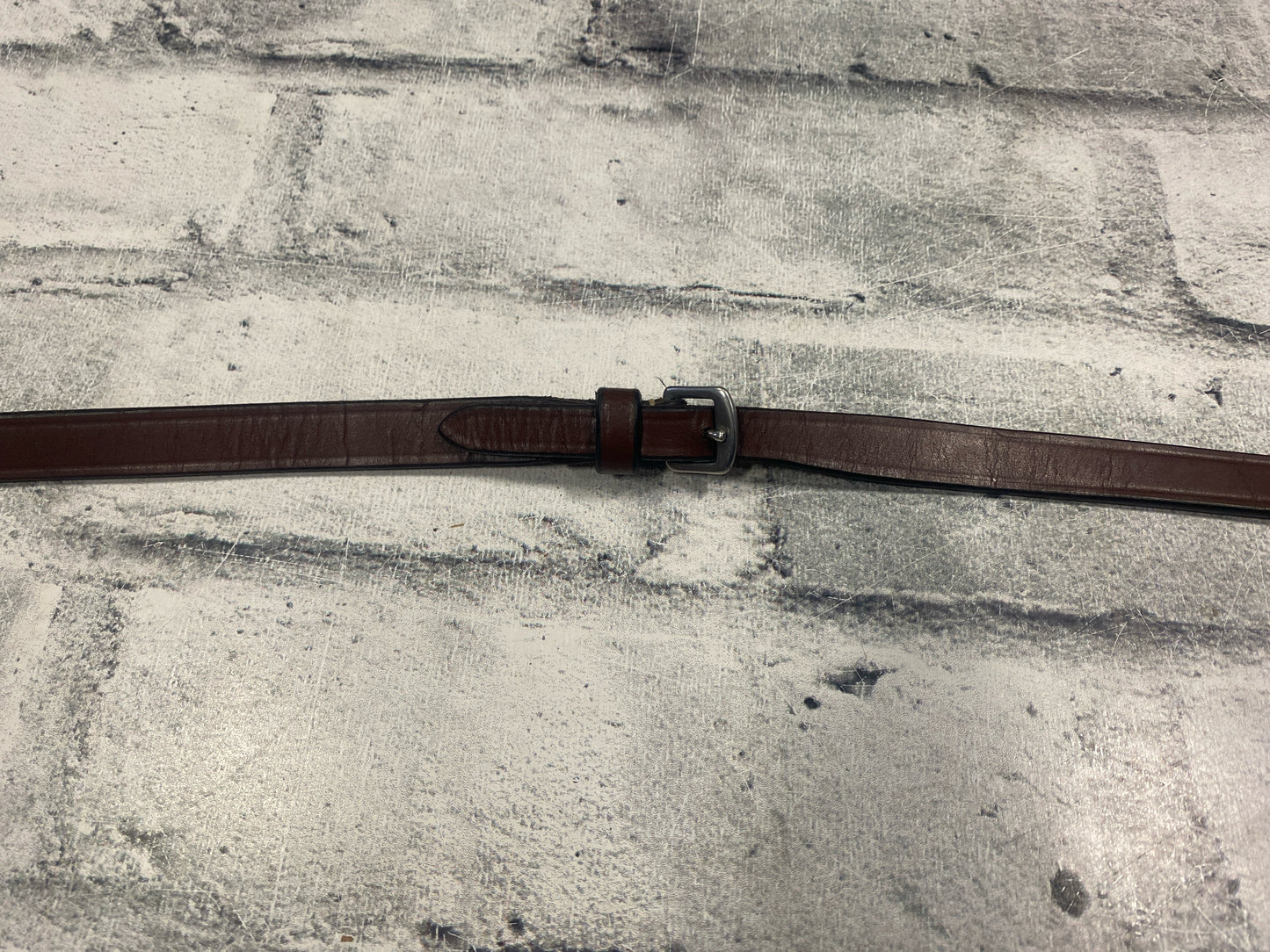 Fancy Stitch Raised Bridle Brown F + Reins