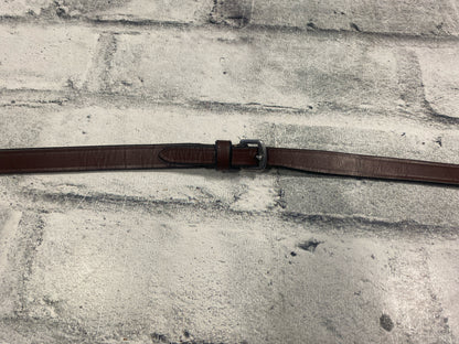 Fancy Stitch Raised Bridle Brown F + Reins