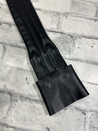 26" Leather Dressage Girth Black