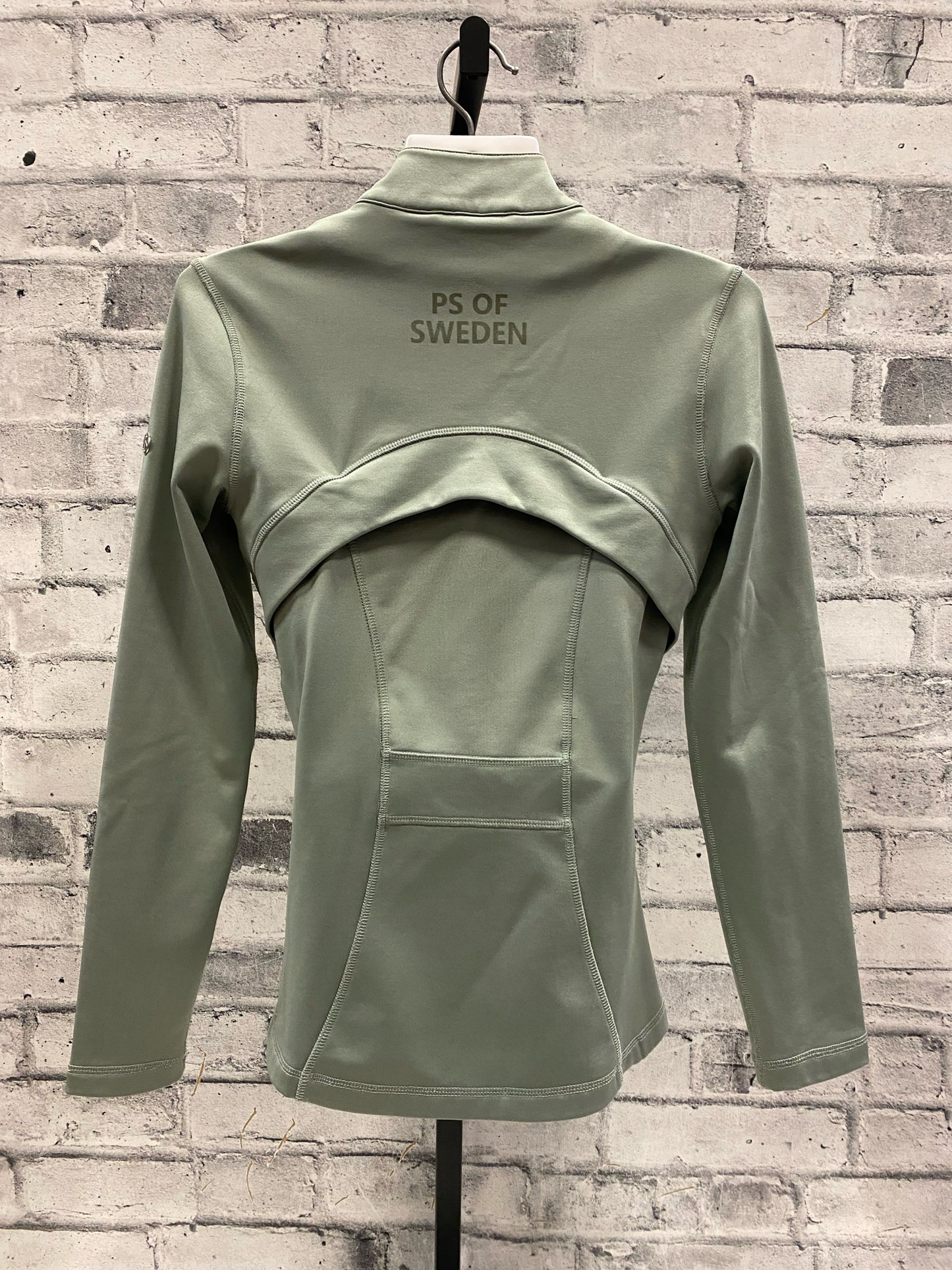 PS of Sweden Zip Up Sweater Sage XS