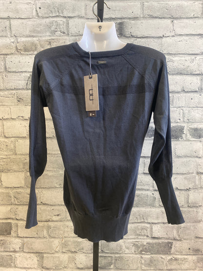 AA Aria Perforated Sweater Charcoal M NEW