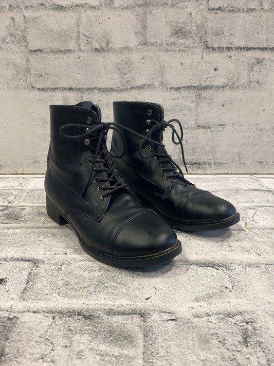Auken Lace Up Paddock Boots Size 4