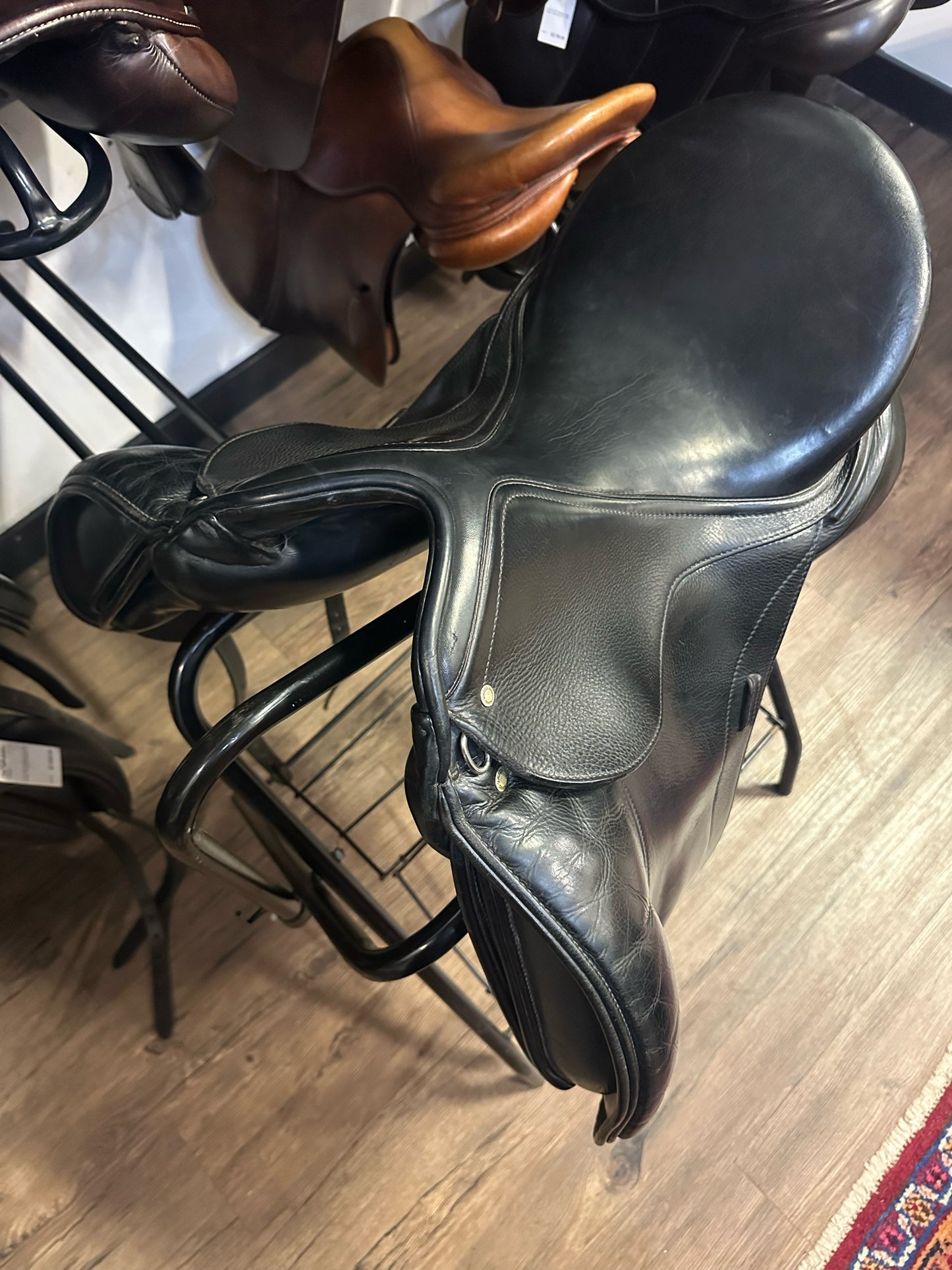 17.5" 2008 Schleese Triumph Dressage Saddle Black