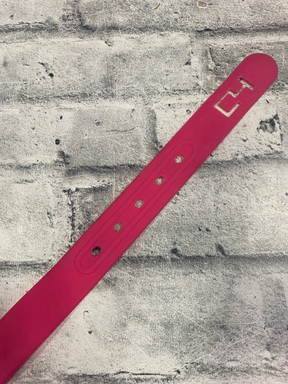 C4 Belt Hot Pink/Silver Buckle 28