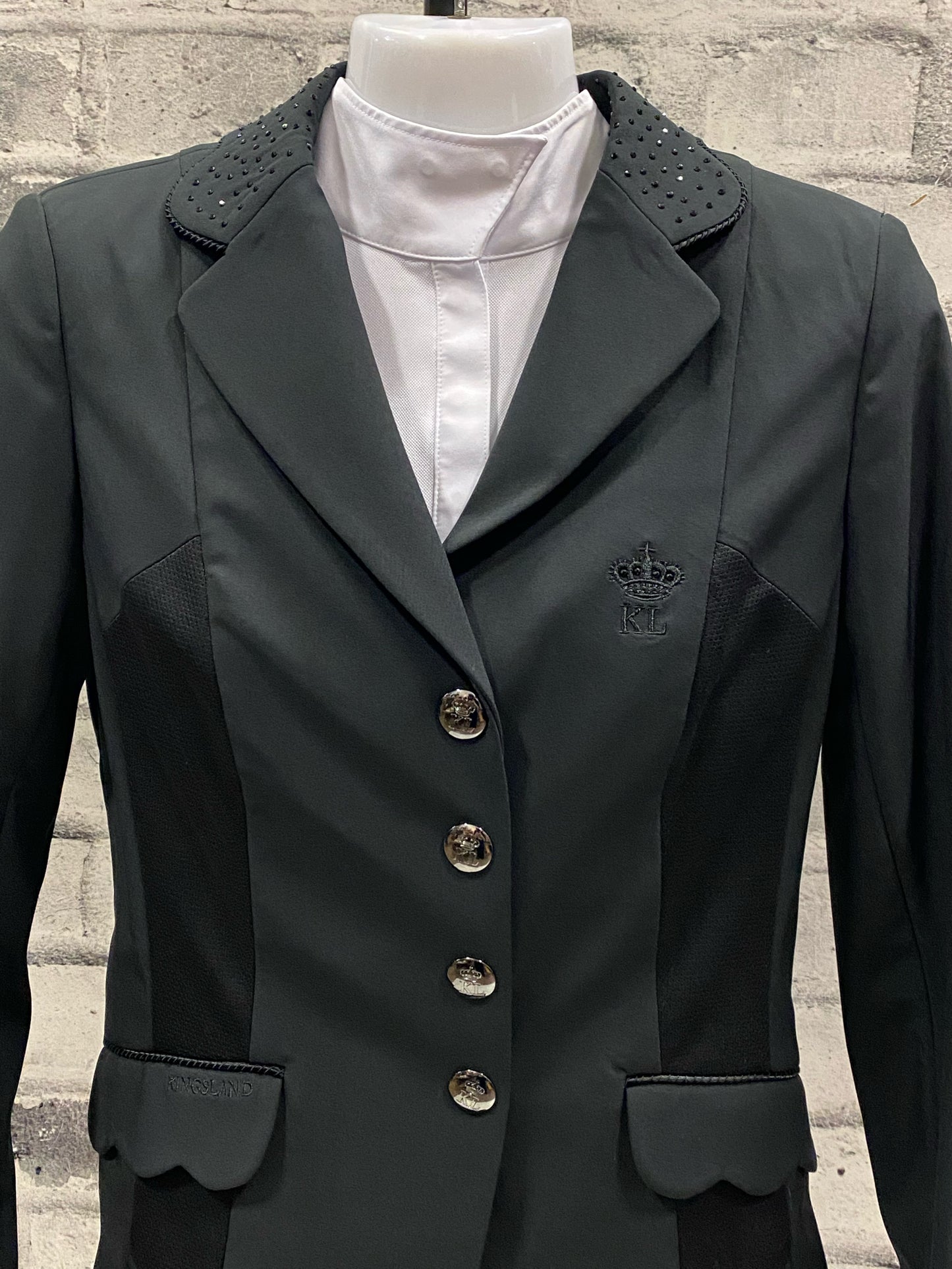 Kingsland Show Coat XS Black Rhinestone (EU 36)