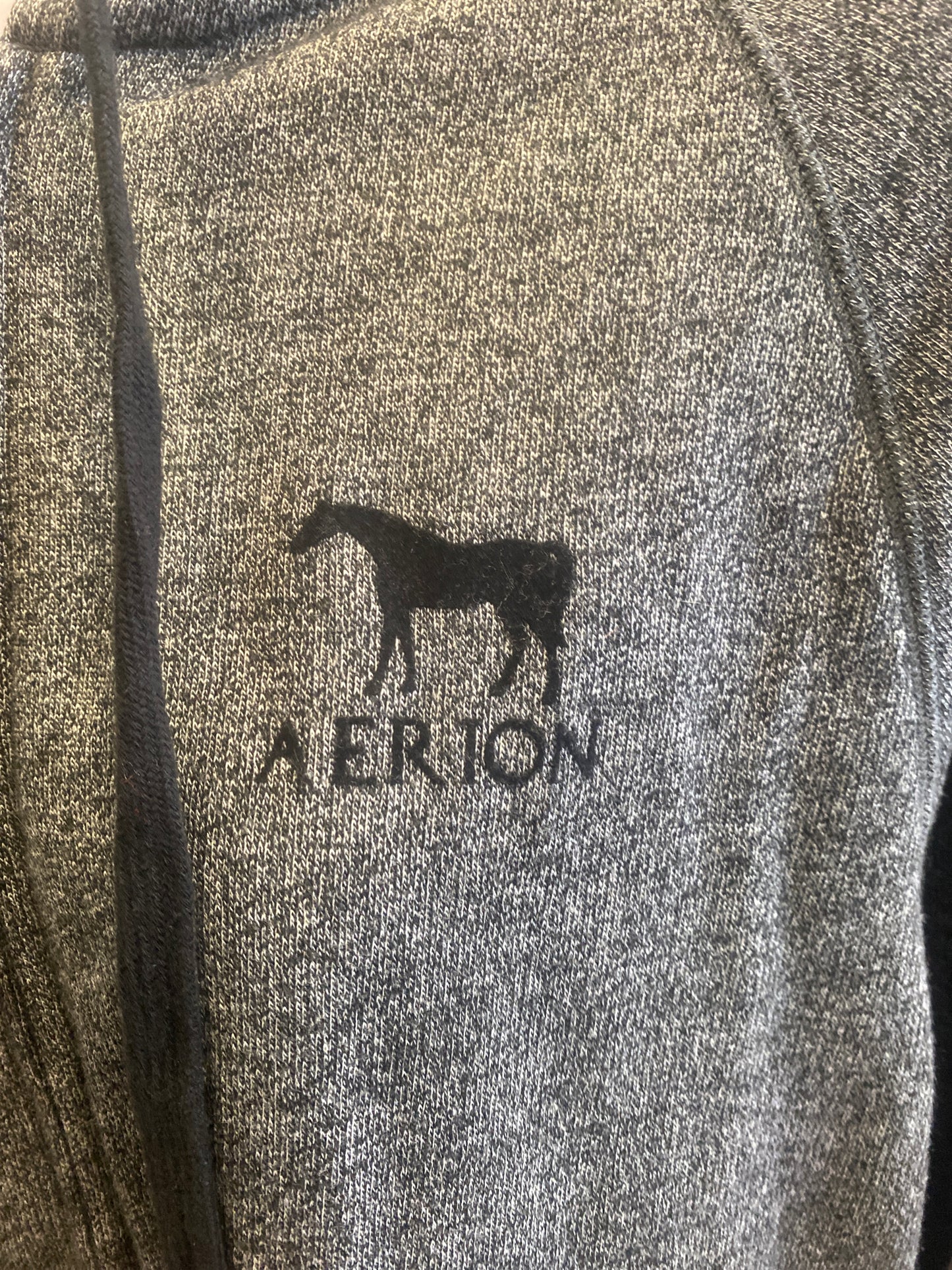 Aerion Zip Up Hoodie Grey XL