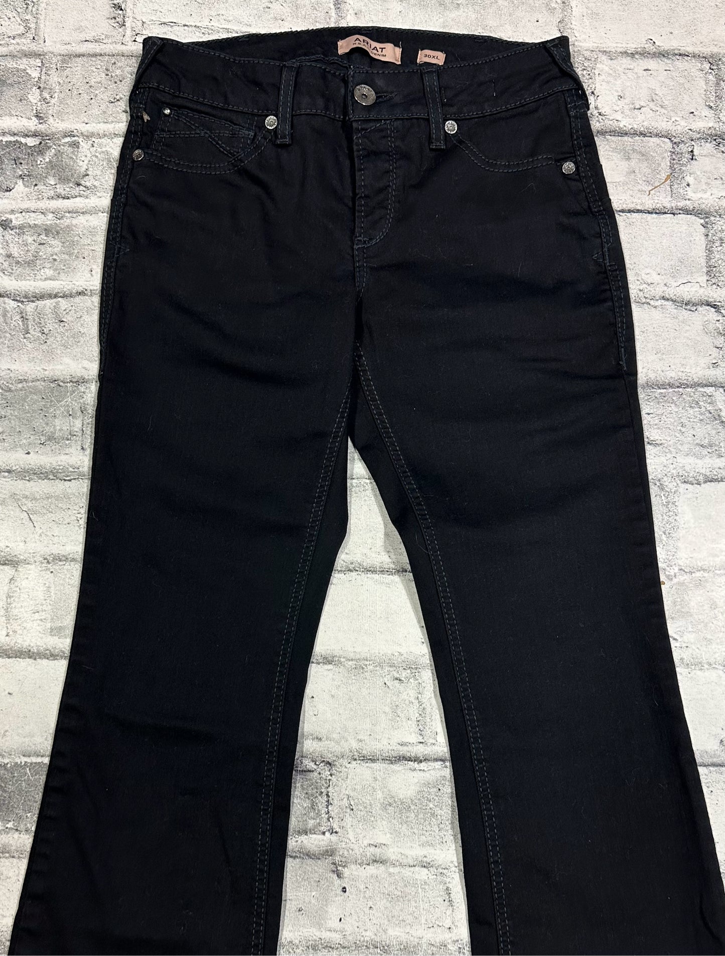 Ariat Perfect Rise Black Boot Cut Jeans 30XL