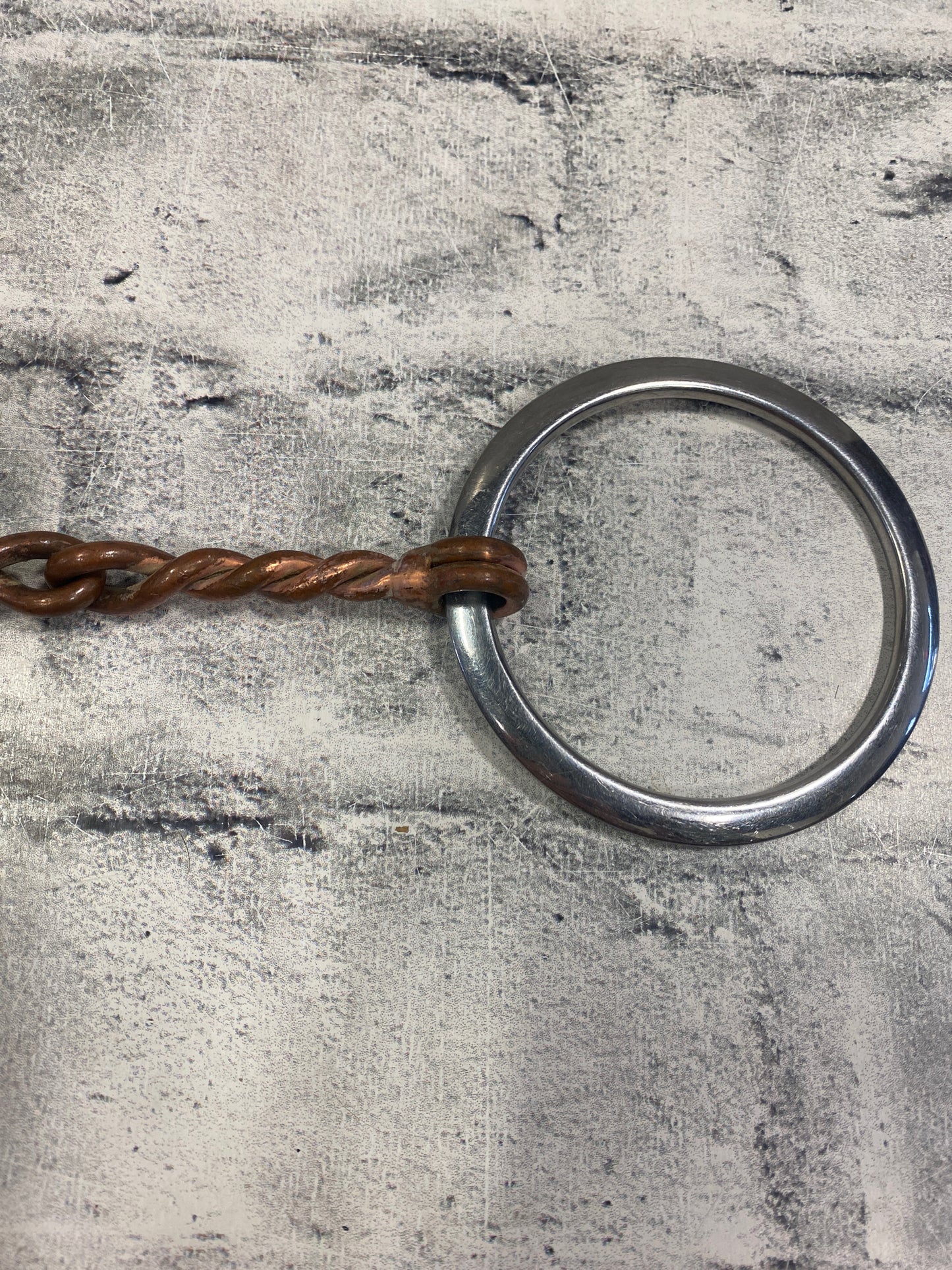 5" Twisted Copper Loose Ring