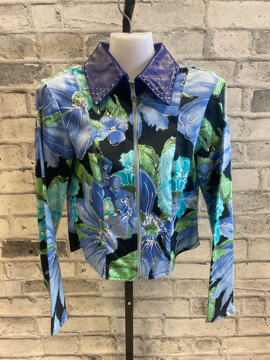 Showmanship Show Shirt Blue/Green 8