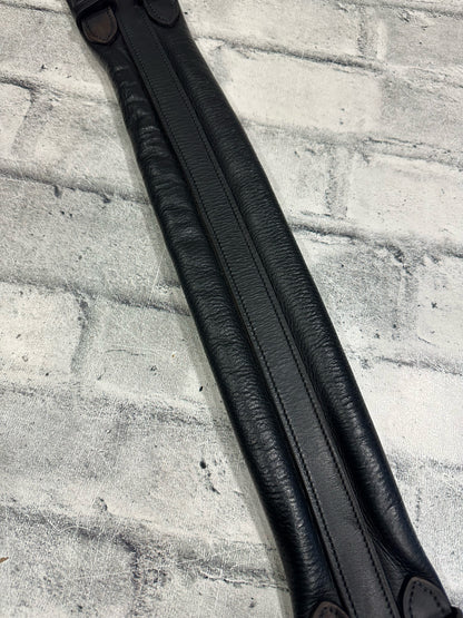26" Leather Dressage Girth Black