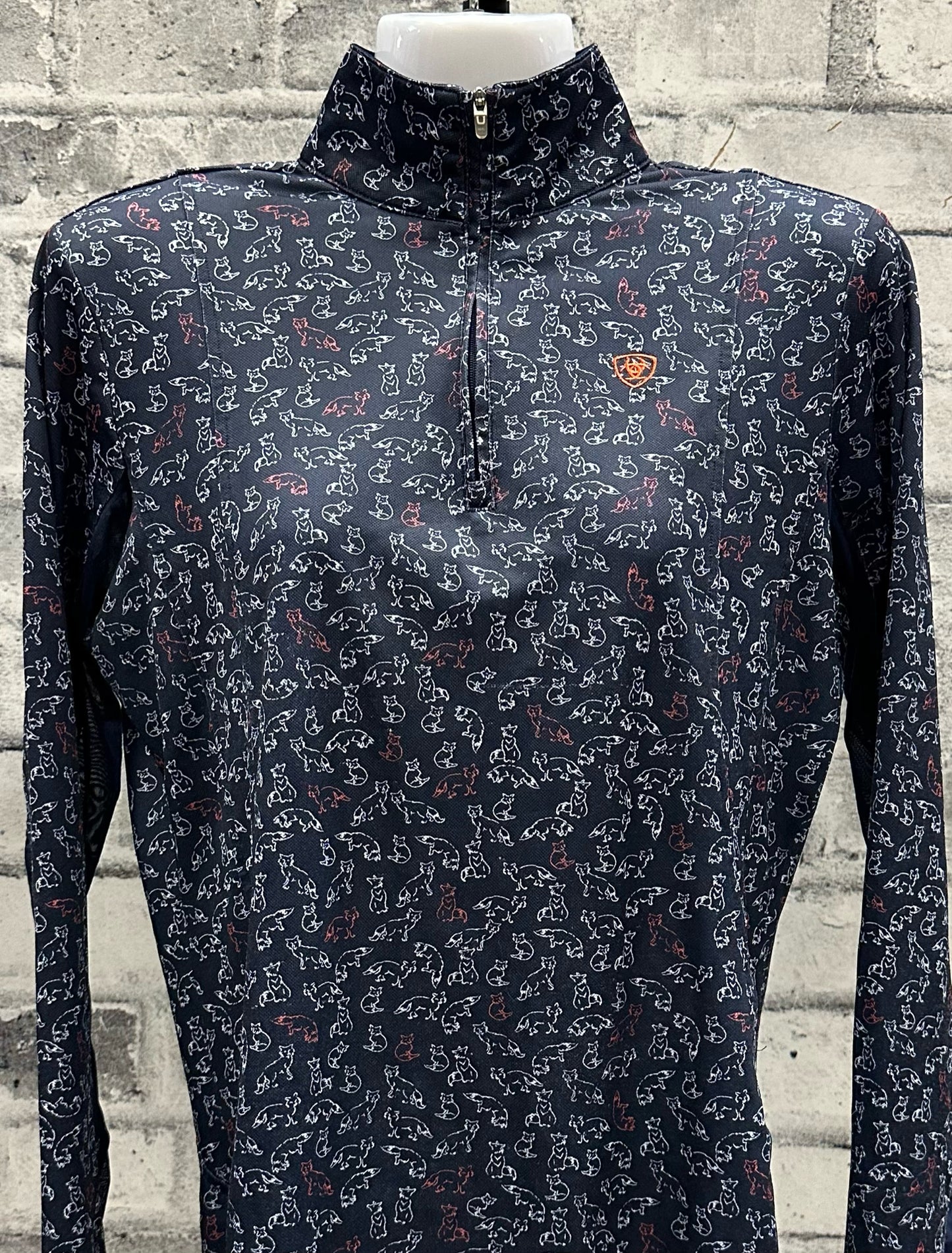 Ariat LS Sunshirt Navy Fox S