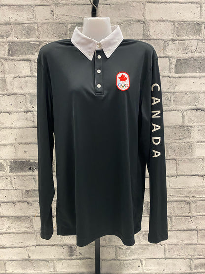 Asmar LS Polo Shit Team Canada Black S