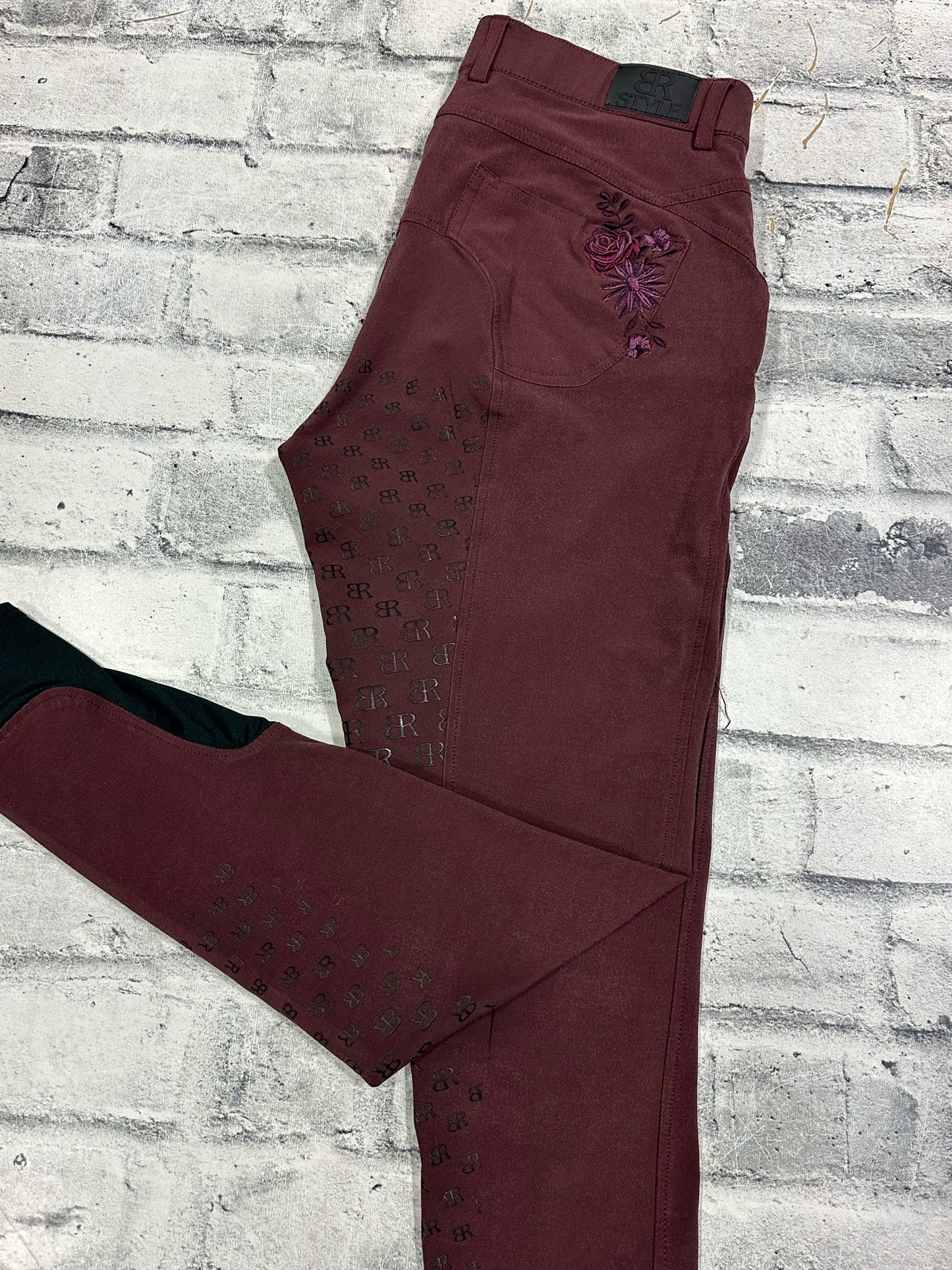 BR FS Breeches Burgundy 28