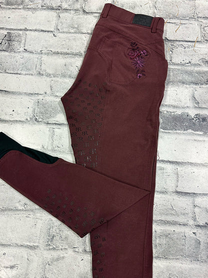 BR FS Breeches Burgundy 28