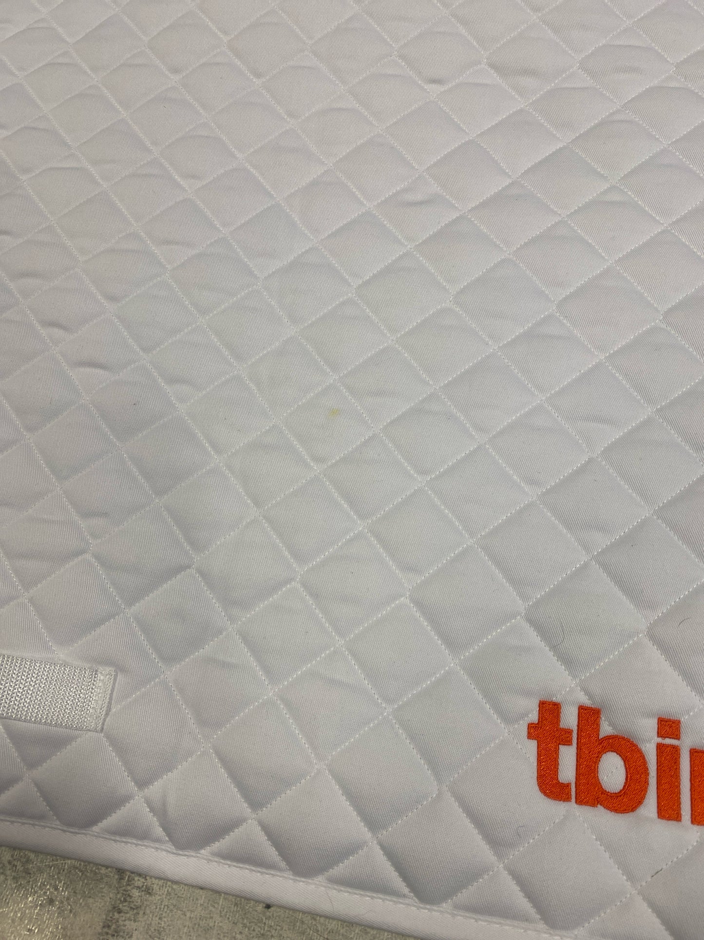 Ogilvy Dressage Pad White Embroidered F