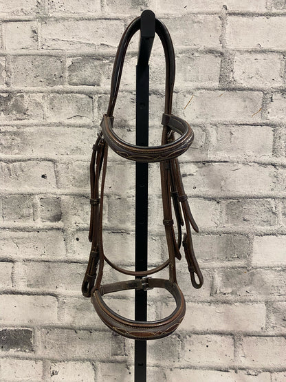 Fancy Stitch Hunter Bridle Brown F