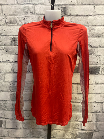 Kastel 1/4 Zip LS Shirt Red XS