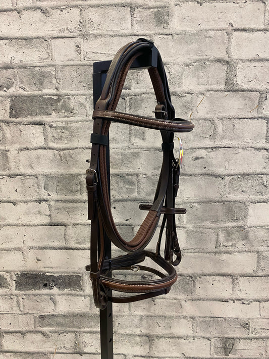 True North Raised Bridle w/Flash+ Rubber Reins F