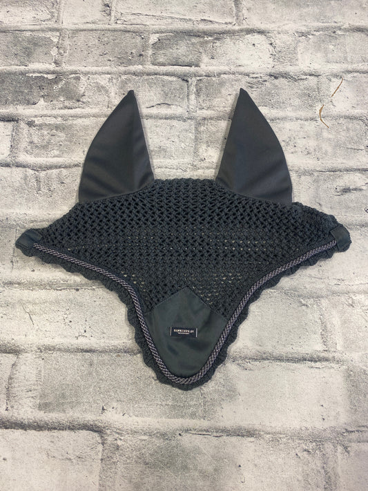 Equestrian Stockholm Fly Bonnet Grey F