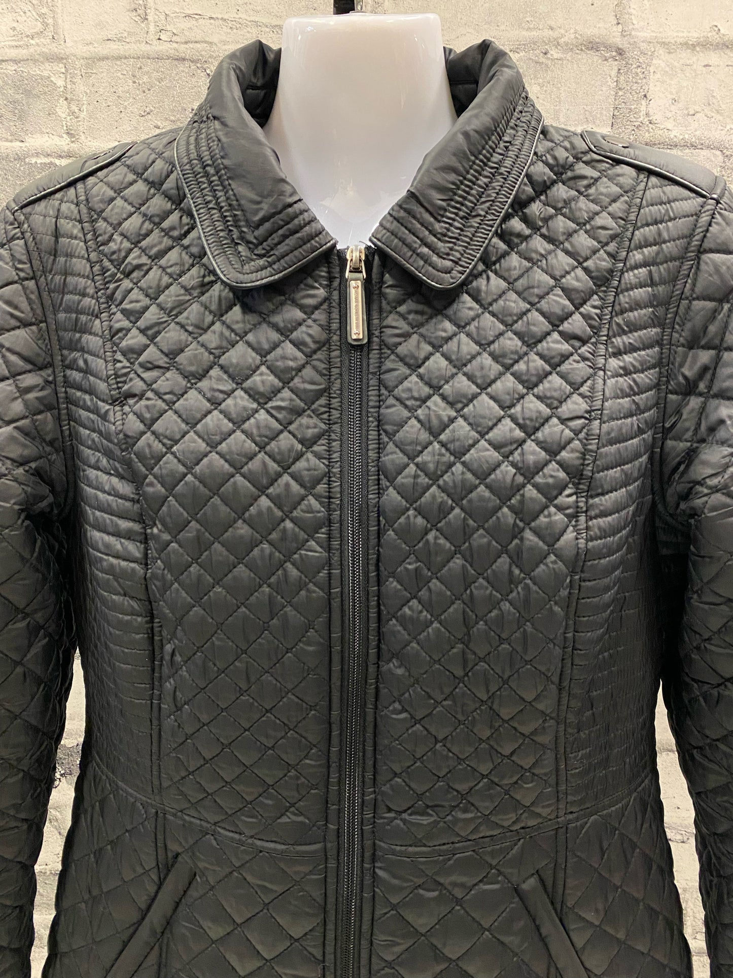 Asmar Quilted Riding Jacket Black L