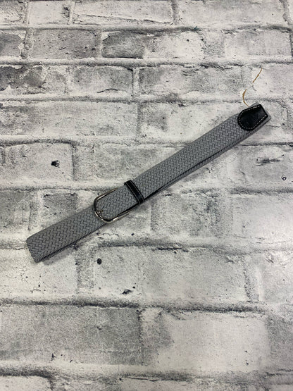 Ovation Braided Elastic Belt Grey 40