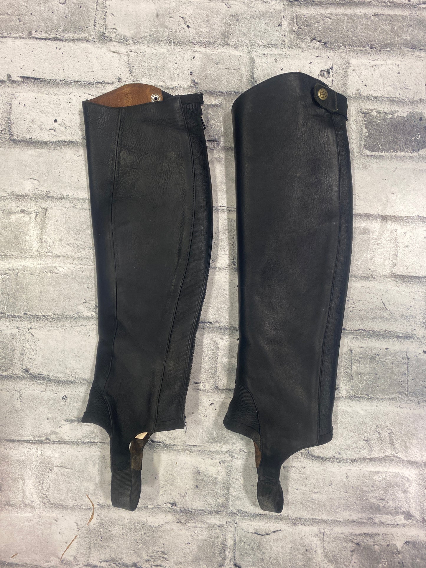 Ariat Close Contact Half Chaps Black ST