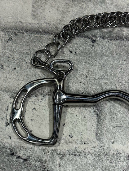 4.75" Ported Kimberwick Bit w/ Chain