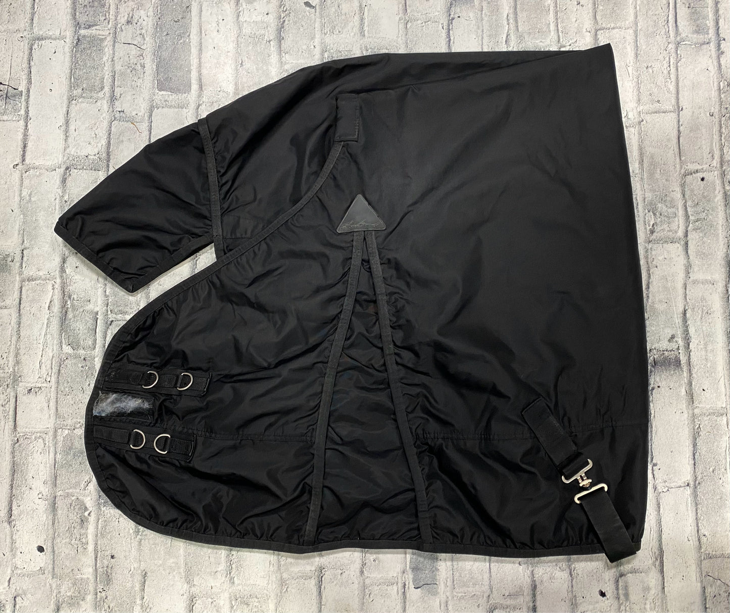 72" Shedrow Lined Rain Sheet Black