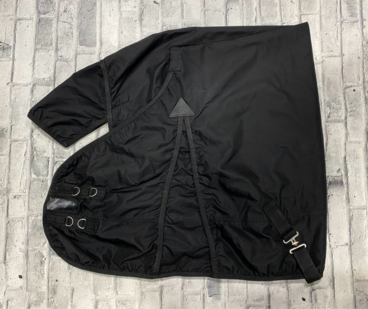 72" Shedrow Lined Rain Sheet Black