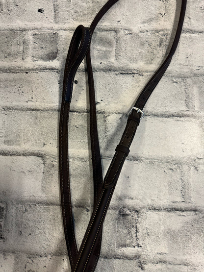 Fancy Stitch Raised Standing Martingale Brown F