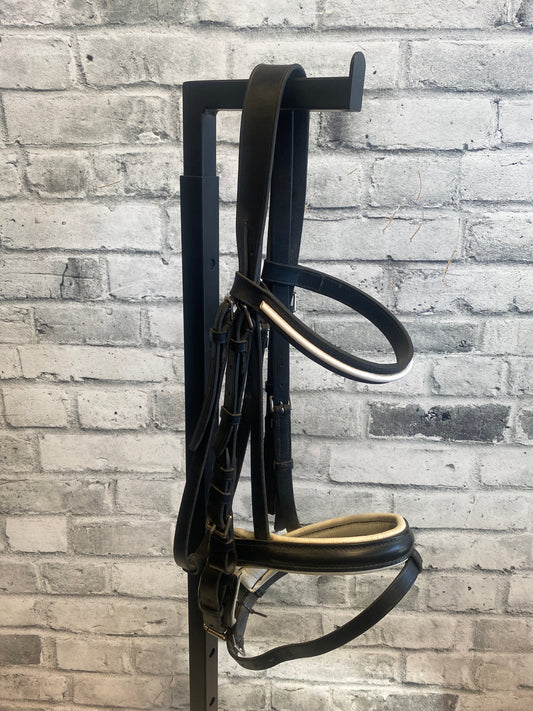 Otto Schumacher Dressage Bridle Size 1 Black/White