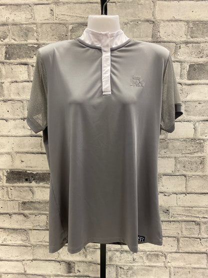 BR SS Show Shirt Grey/Sparkle XL NEW