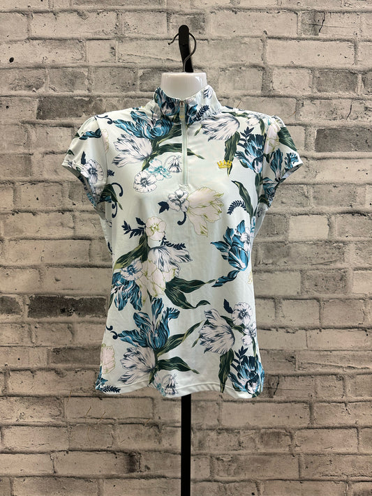 Kastel SS Shirt Blue Floral M