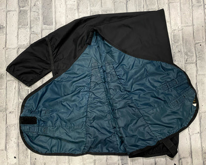 72" Shedrow Lined Rain Sheet Black