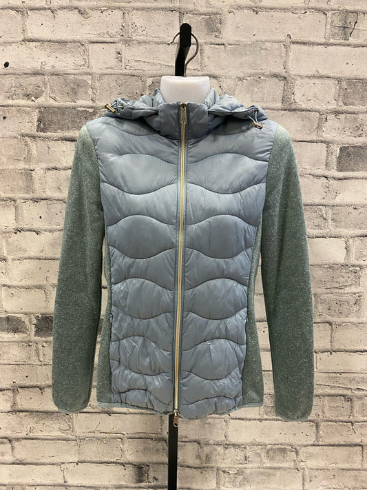 Cheval De Luke Puffy Zip Up Jacket Steel Blue XS