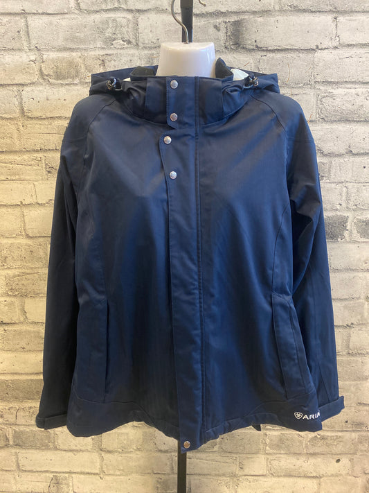 Ariat Soft Shell Jacket with Hood Navy L
