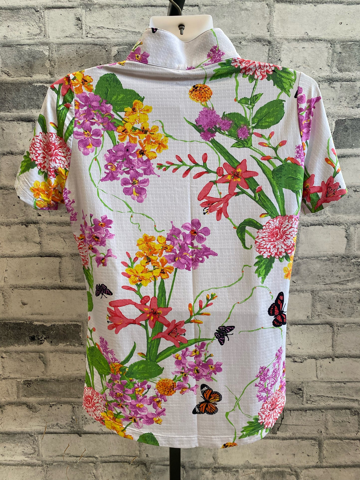Ibkul SS Sun Shirt Flowers & Butterflys S