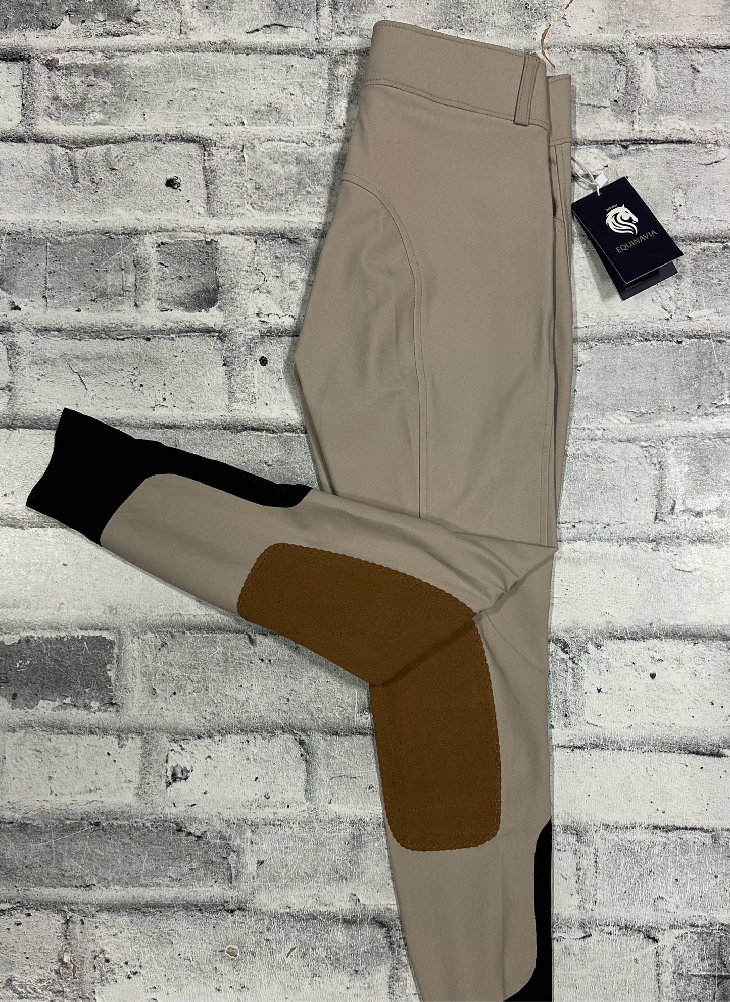 Equinavia KP Breeches Tan Childrens 10 NEW