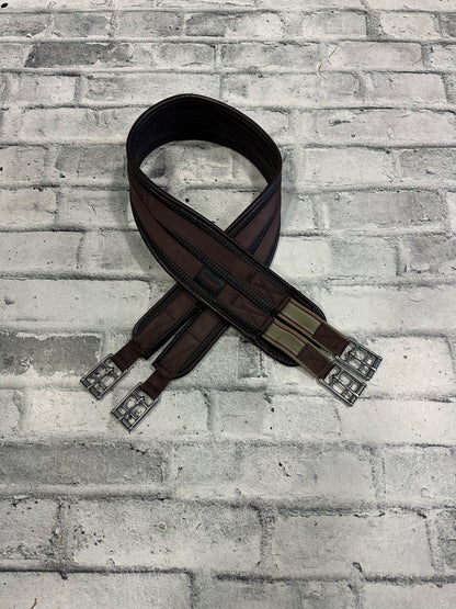 48" Thorowgood Neoprene Girth Brown w/ One Side Elastic