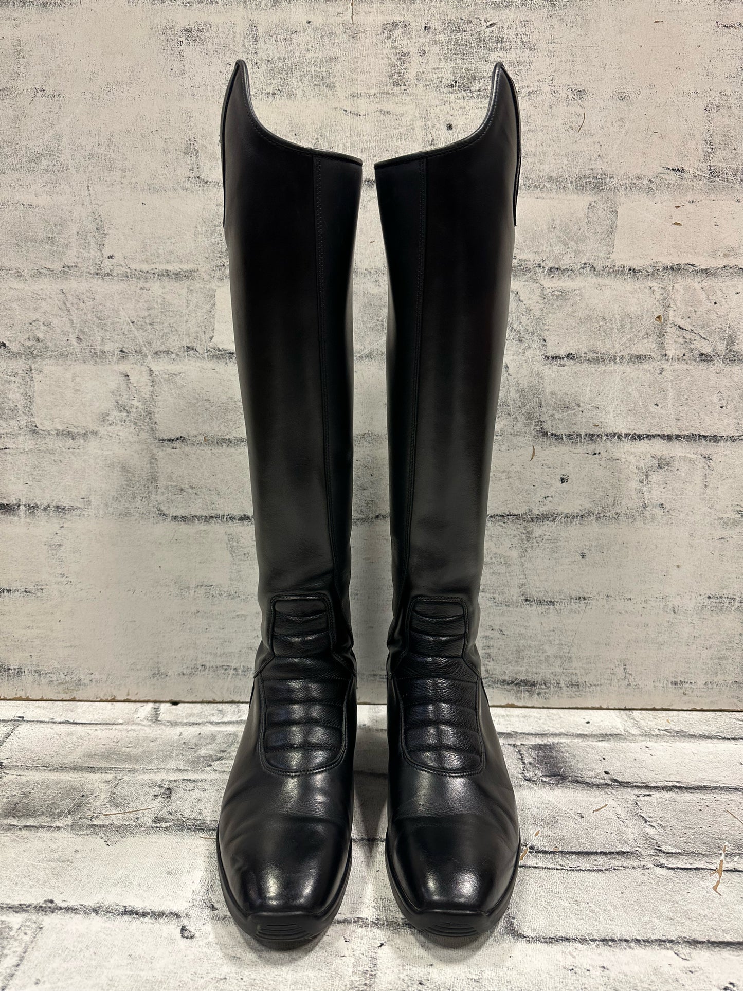 Auken Dress Boots Black 8 H 17" W 14"